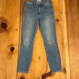 MADEWELL High Waisted Stretch Skinny Jeans - Size 25